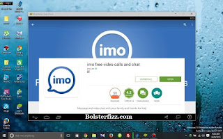 open the Imo app on bluestacks open the Imo app on bluestacks