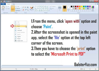 save the screenshot as PDF save the screenshot as PDF
