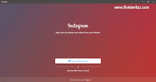 Instagram official app on Windows 10 Instagram official app on Windows 10